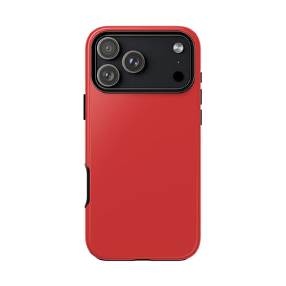 True Red Tough Cell Phone Case Matte or Glossy Protective Case iPhone Samsung