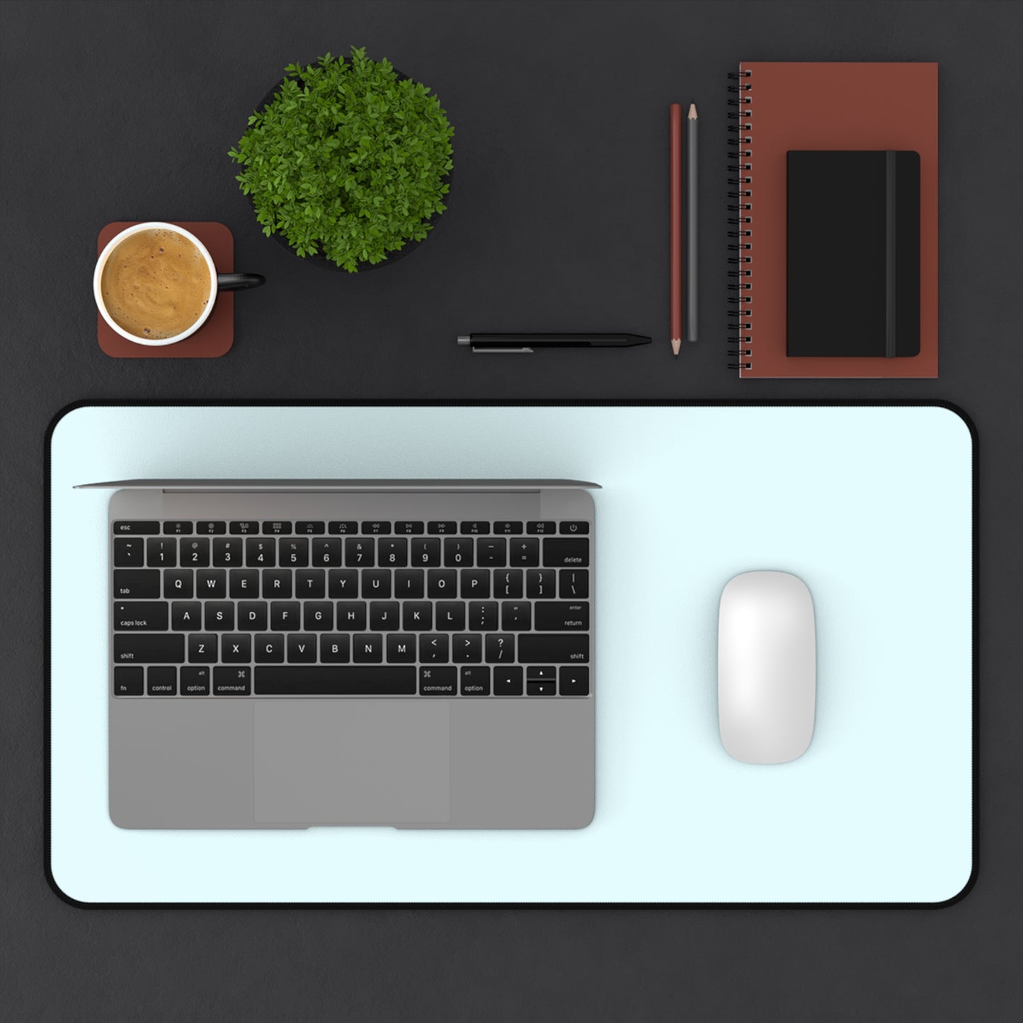 Ocean Blue Desk Mat Color Coordinated Collection (12x18, 12x22, 16x32)
