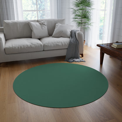 Leaf Green Coordinated Round Rug 60 Inch Floor Rug Minimal Home Decor Living Room Rug