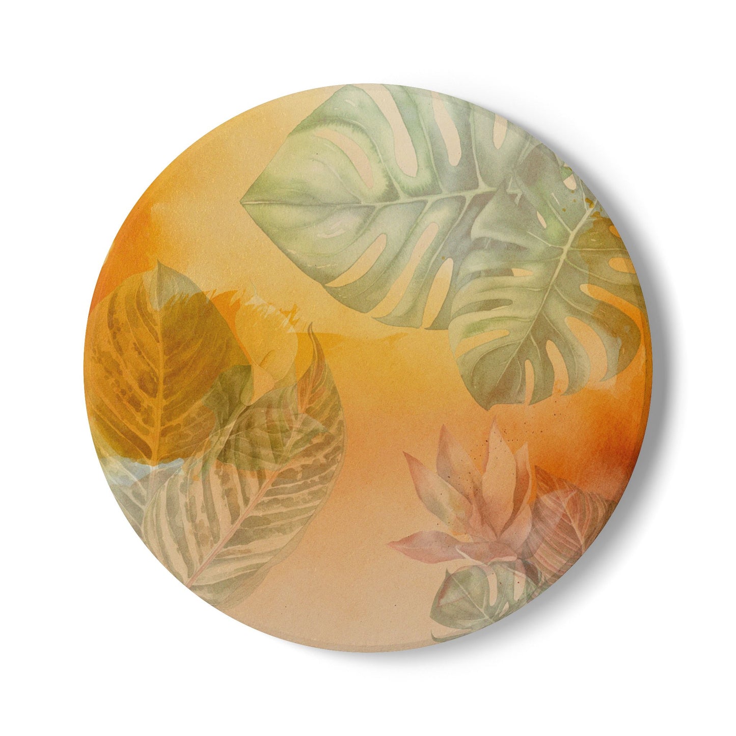 Sunset Botanical Ceramic Coaster Coordinated Collection