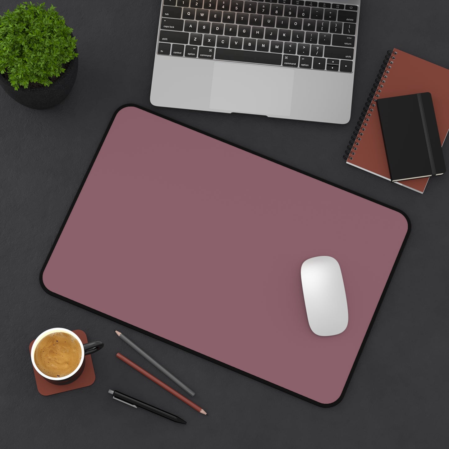 Mauve Desk Mat Color Coordinated Collection (12x18, 12x22, 16x32)