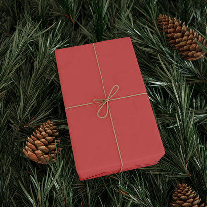 Red Autumns Wrapping Paper Matte or Glossy Gift Wrap 3 Sizes Fine Art Paper