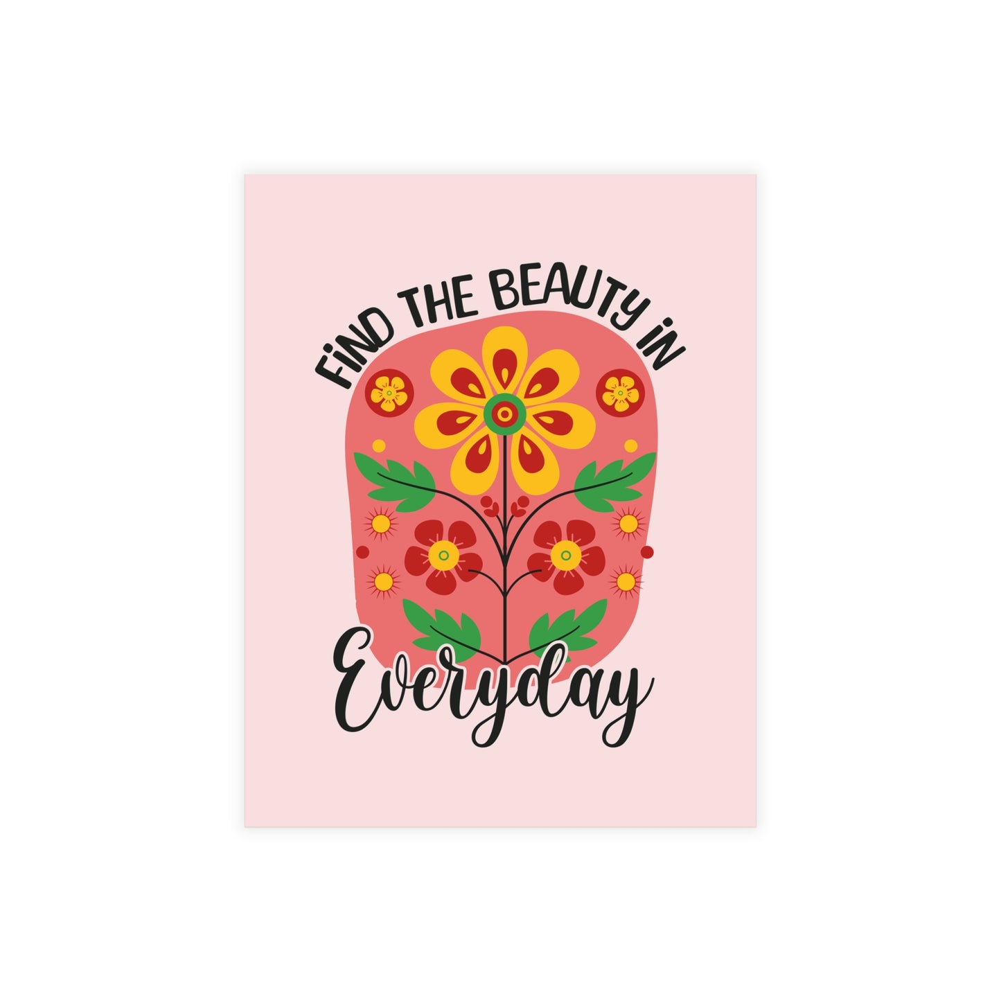 Find the Beauty Postcards Inspirational Floral Postcard Set