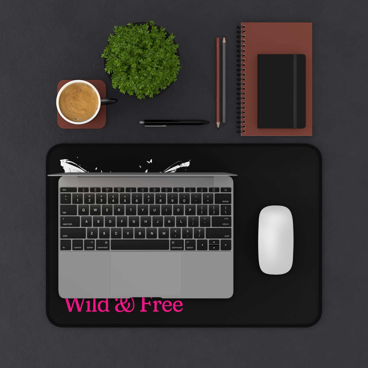 Wild & Free Butterfly Desk Pad