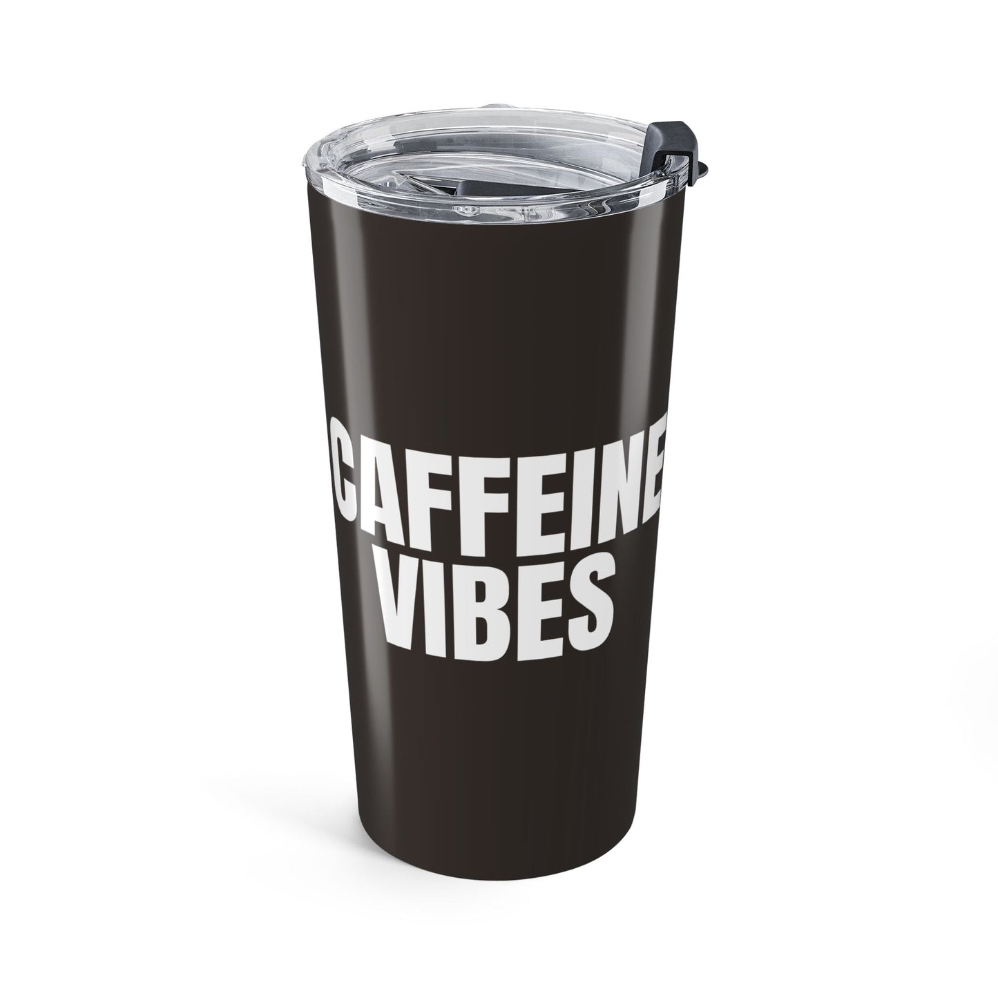 Muted Charcoal Caffeine Vibes 20oz Stainless Steel Tumbler | Color Coordinated Collection
