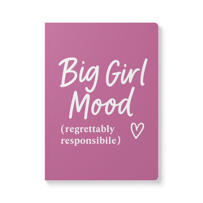 Lilac Wine Big Girl Mood A5 Lined Journal