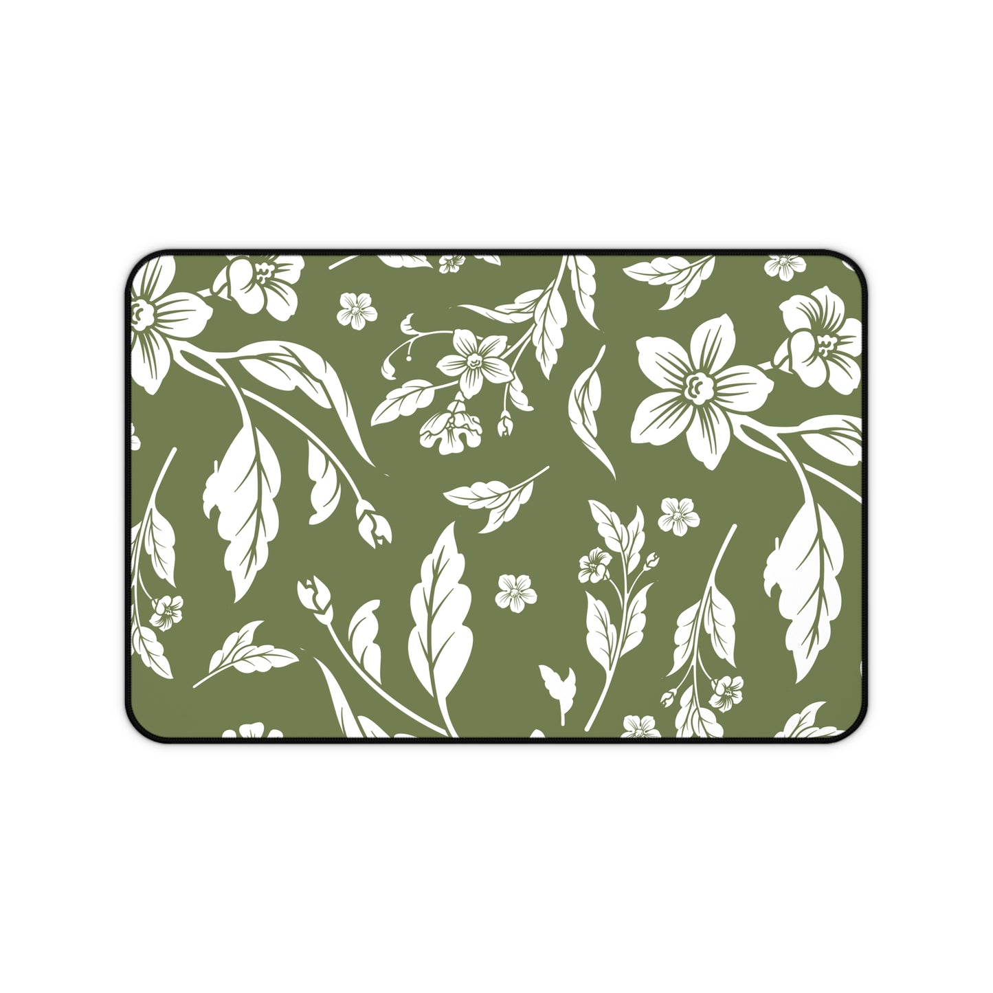 Olive Floral Desk Pad (12x18, 12x22 or 16x32)
