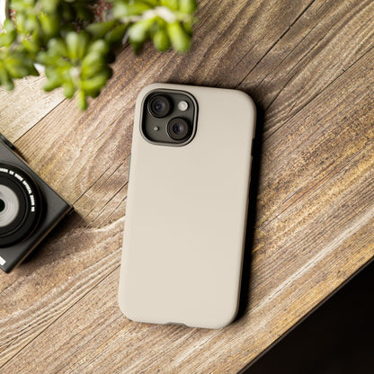 Latte Cream Tough Cell Phone Case Matte or Glossy Protective Case iPhone Samsung