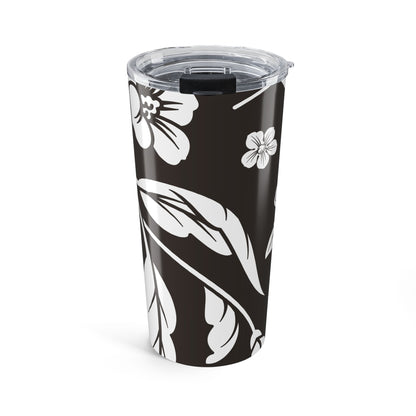 Muted Charcoal Floral 20oz Stainless Steel Tumbler | Coordinated Collection