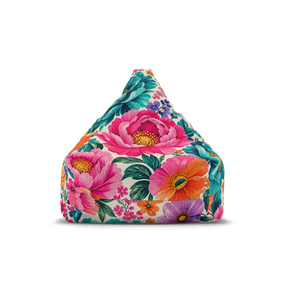 Dreamy Floral Bean Bag Chair Cover Floral Lounge Chair