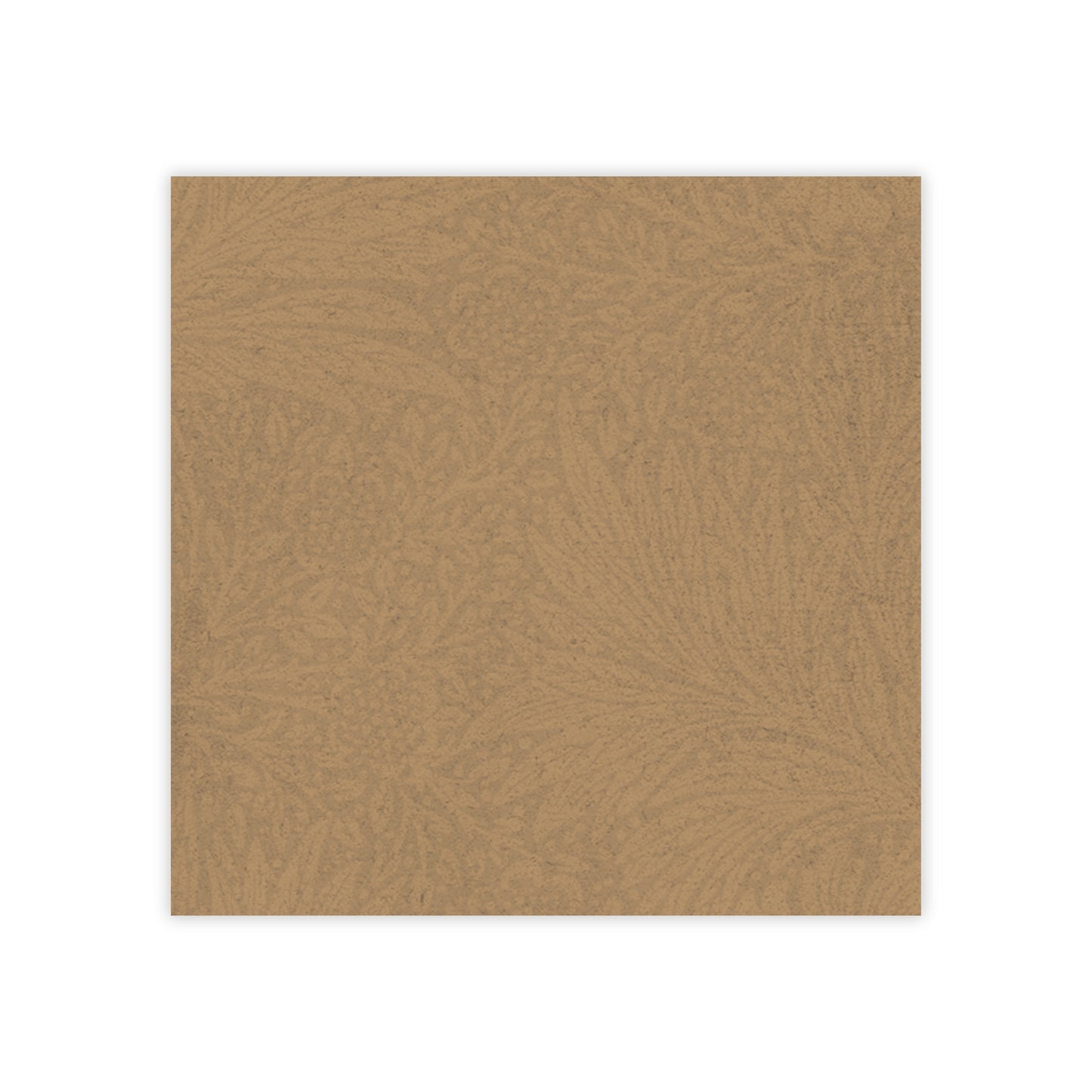 Saddle Tan Floral Weave Sticky Notes Botanical Floral Post It Notes (7 Sizes)