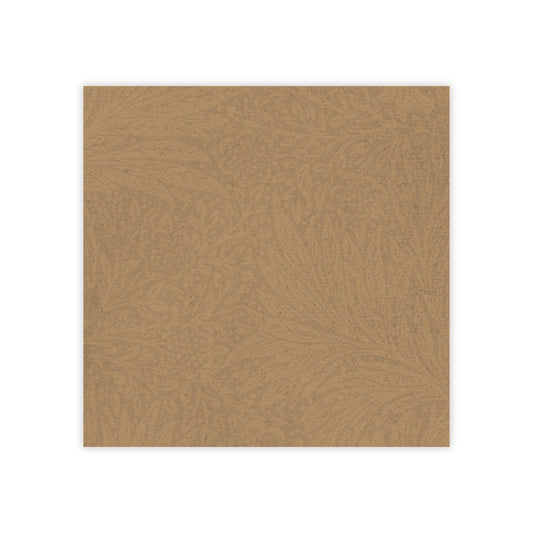 Saddle Tan Floral Weave Sticky Notes Botanical Floral Post It Notes (7 Sizes)