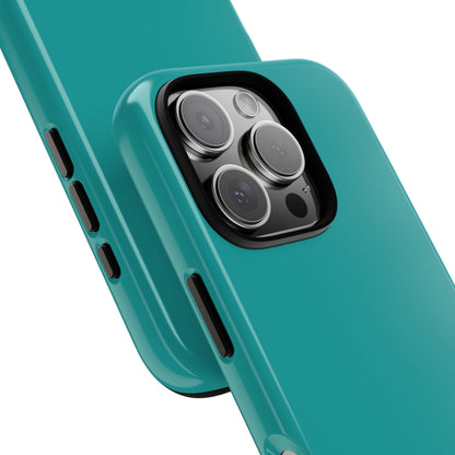 Deep Aqua Tough Cell Phone Case Matte or Glossy Protective Case iPhone Samsung
