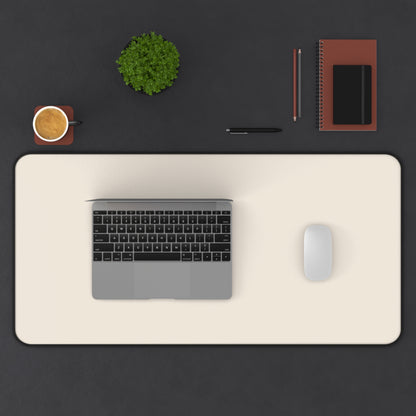 Latte Cream Desk Mat Color Coordinated Collection (12x18, 12x22, 16x32)