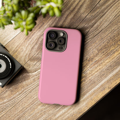 Light Pink Tough Cell Phone Case Matte or Glossy Protective Case iPhone Samsung