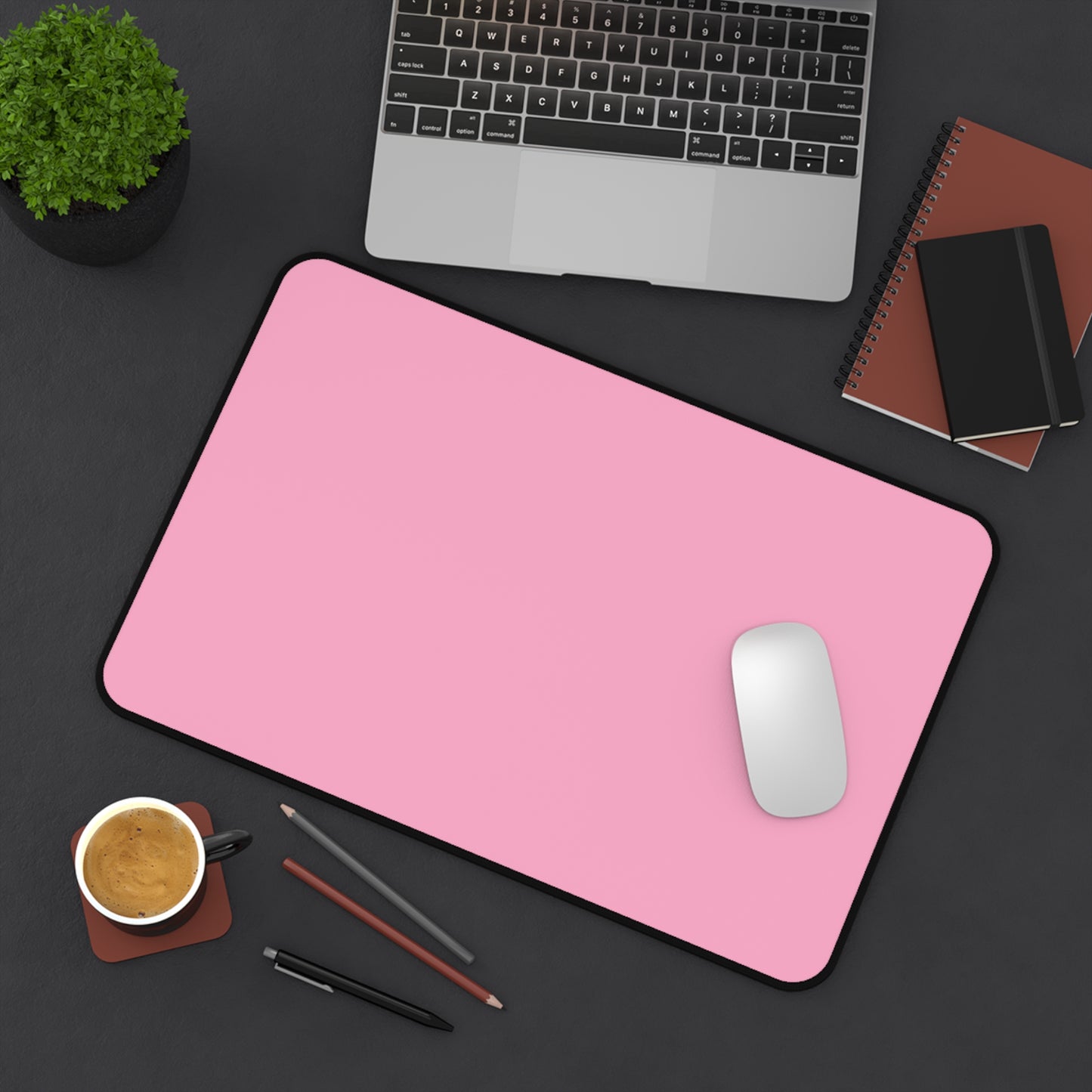 Light Pink Desk Mat Color Coordinated Collection (12x18, 12x22, 16x32)