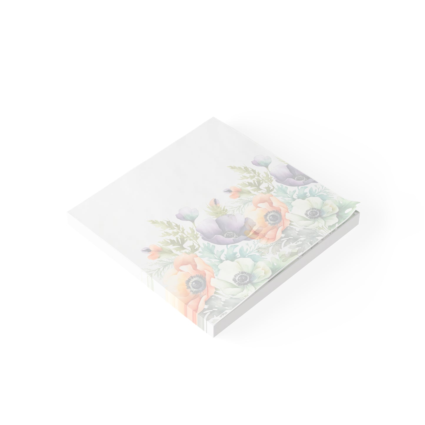 Decorated Floral Sticky Notes Botanical Floral Post It Notes (7 Sizes)