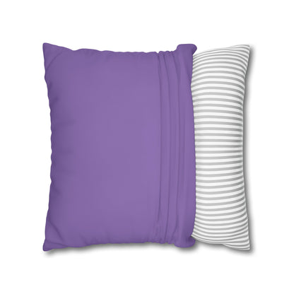 Purple Canvas Pillow Cover 20x20