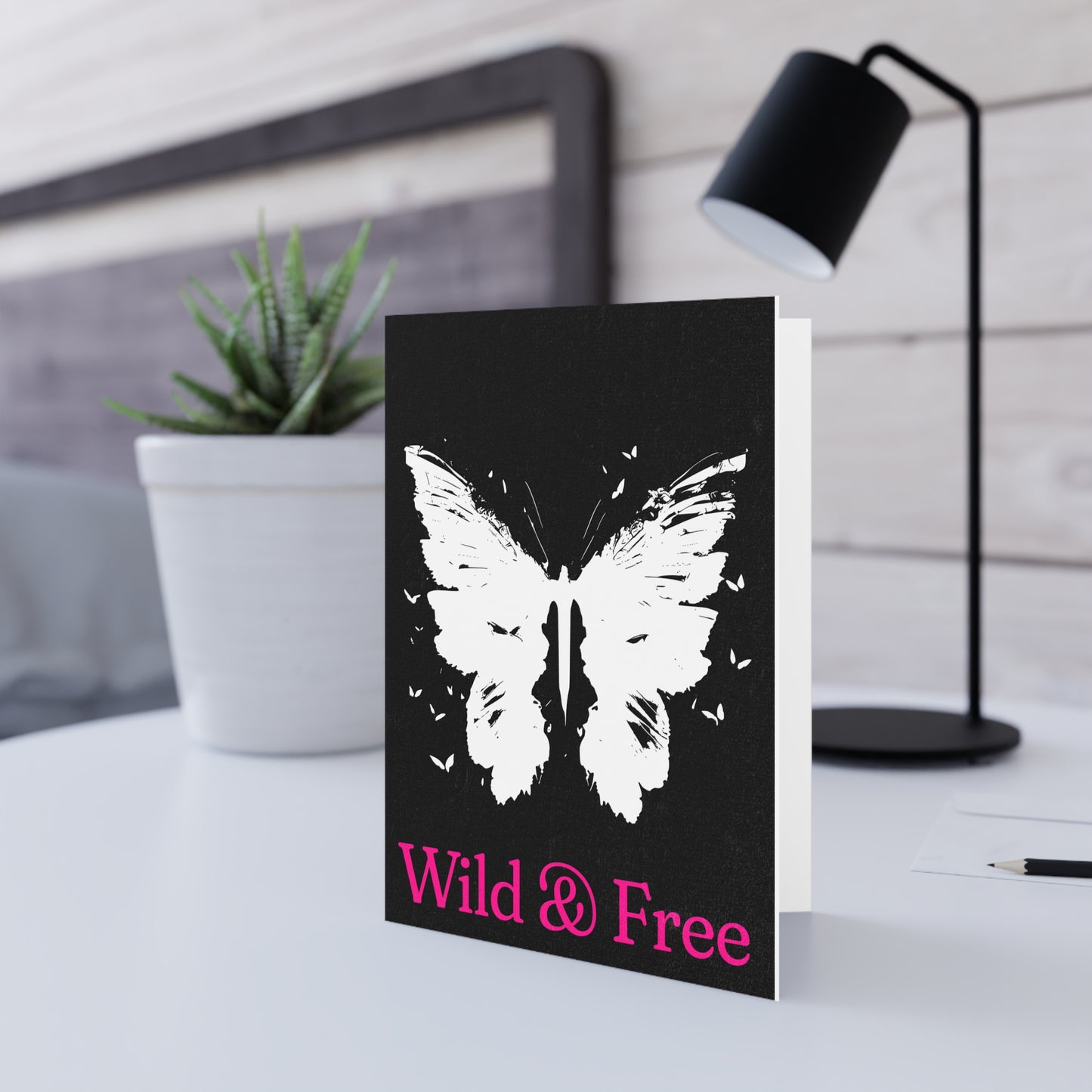 Wild & Free Butterfly Note Card