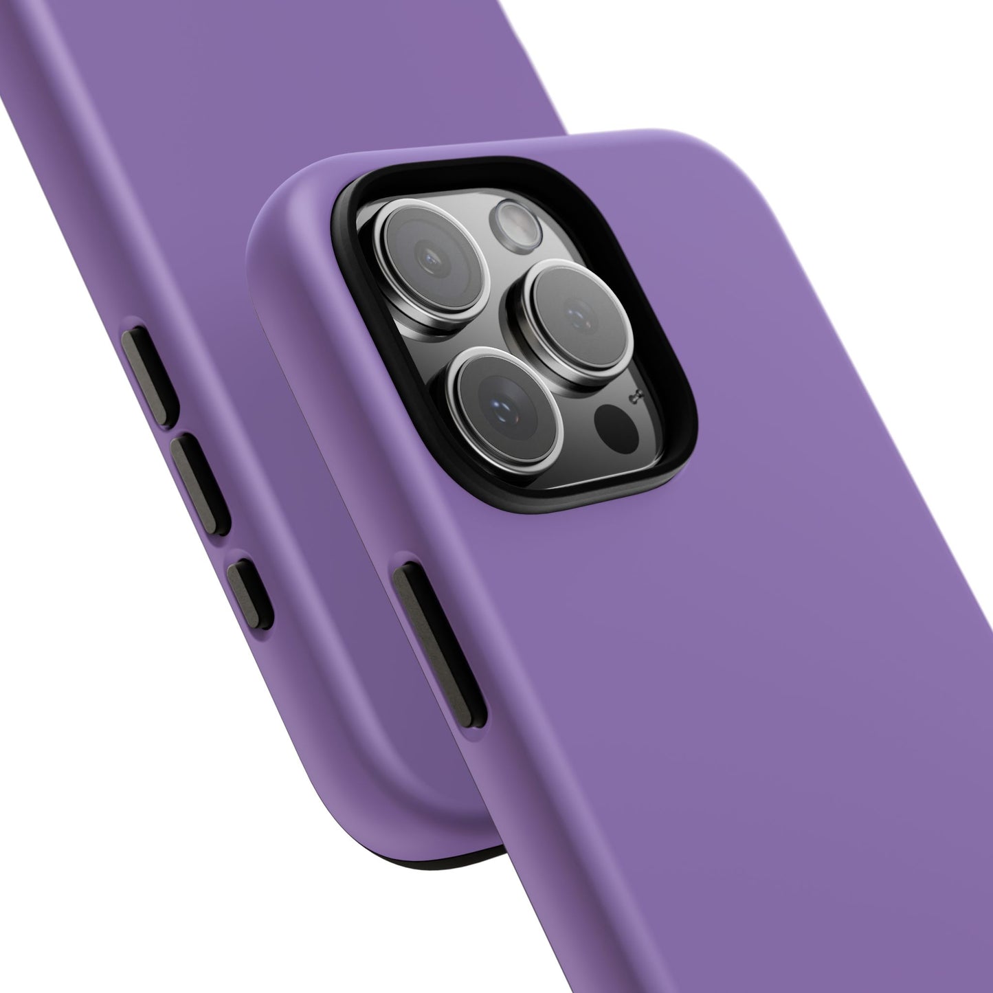 Purple Tough Cell Phone Case Matte or Glossy Protective Case iPhone Samsung