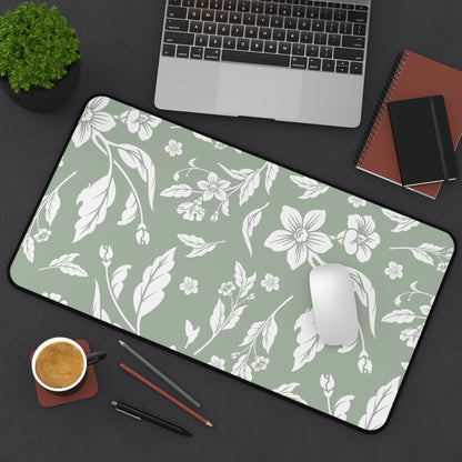 Sage Floral Desk Pad (12x18, 12x22 or 16x32)