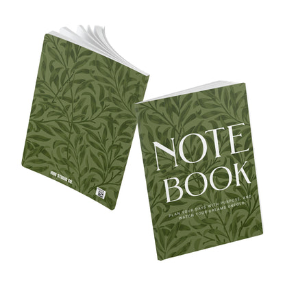 Olive Leaves A5 Lined Journal Minimal Botanical Notebook | Coordinated Collection