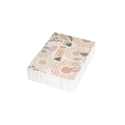 Neutral Flow Postcards Minimal Botanical Postcard Sets (10, 30 or 50)