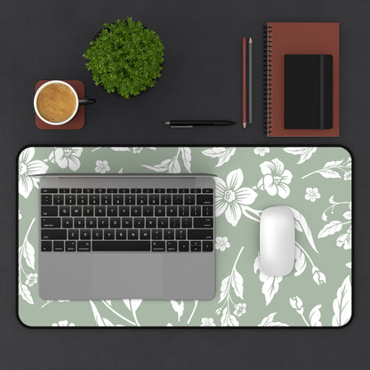 Sage Floral Desk Pad (12x18, 12x22 or 16x32)