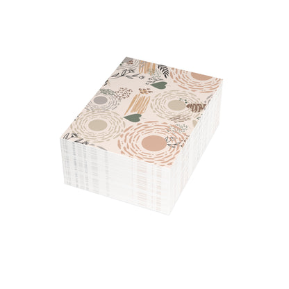 Neutral Flow Postcards Minimal Botanical Postcard Sets (10, 30 or 50)