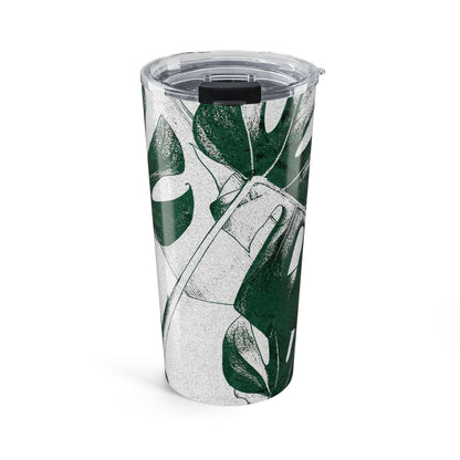 Monstera Leaf Green 20 oz Tumbler