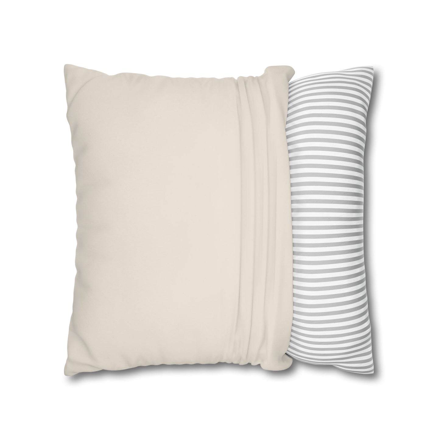 Latte Cream Canvas Pillow Cover 20x20