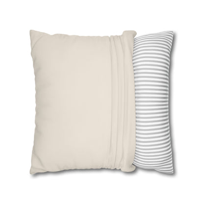 Latte Cream Canvas Pillow Cover 20x20