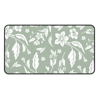 Sage Floral Desk Pad (12x18, 12x22 or 16x32)