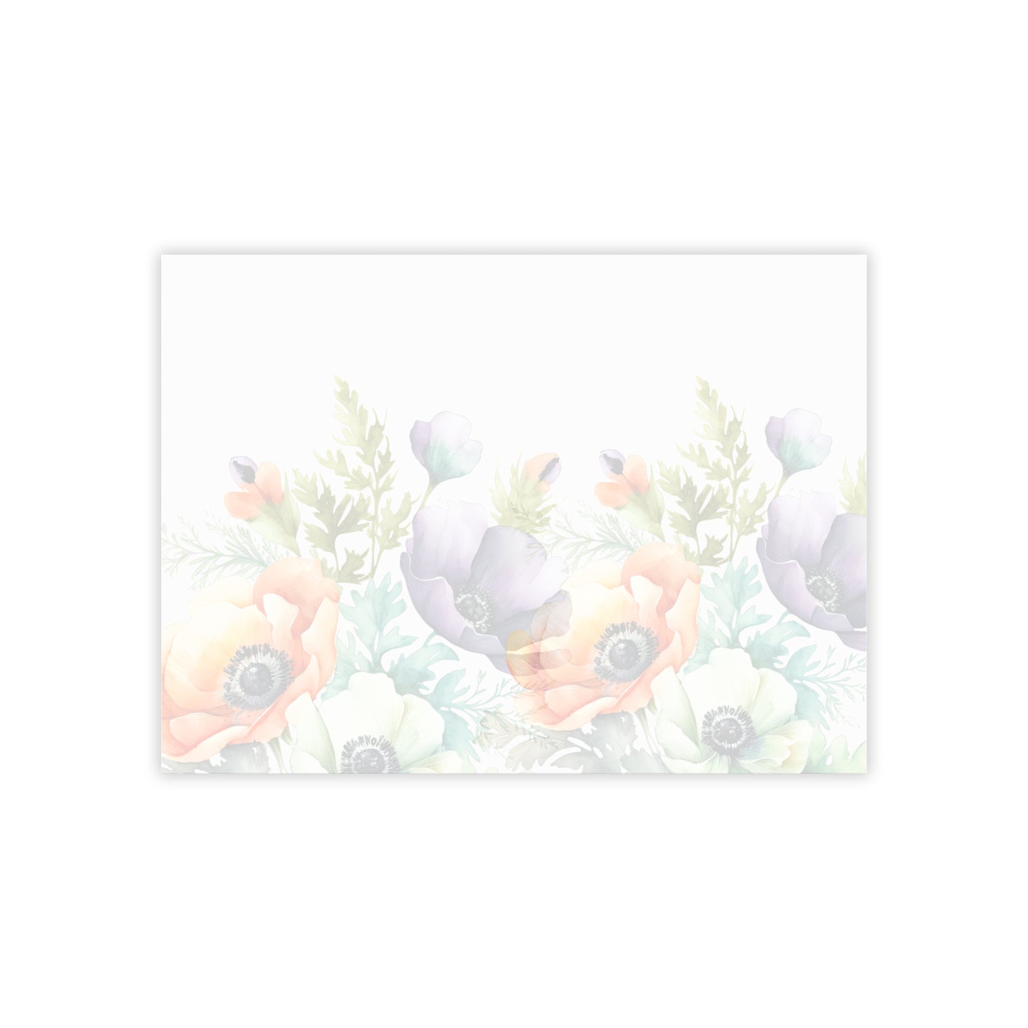 Decorated Floral Sticky Notes Botanical Floral Post It Notes (7 Sizes)