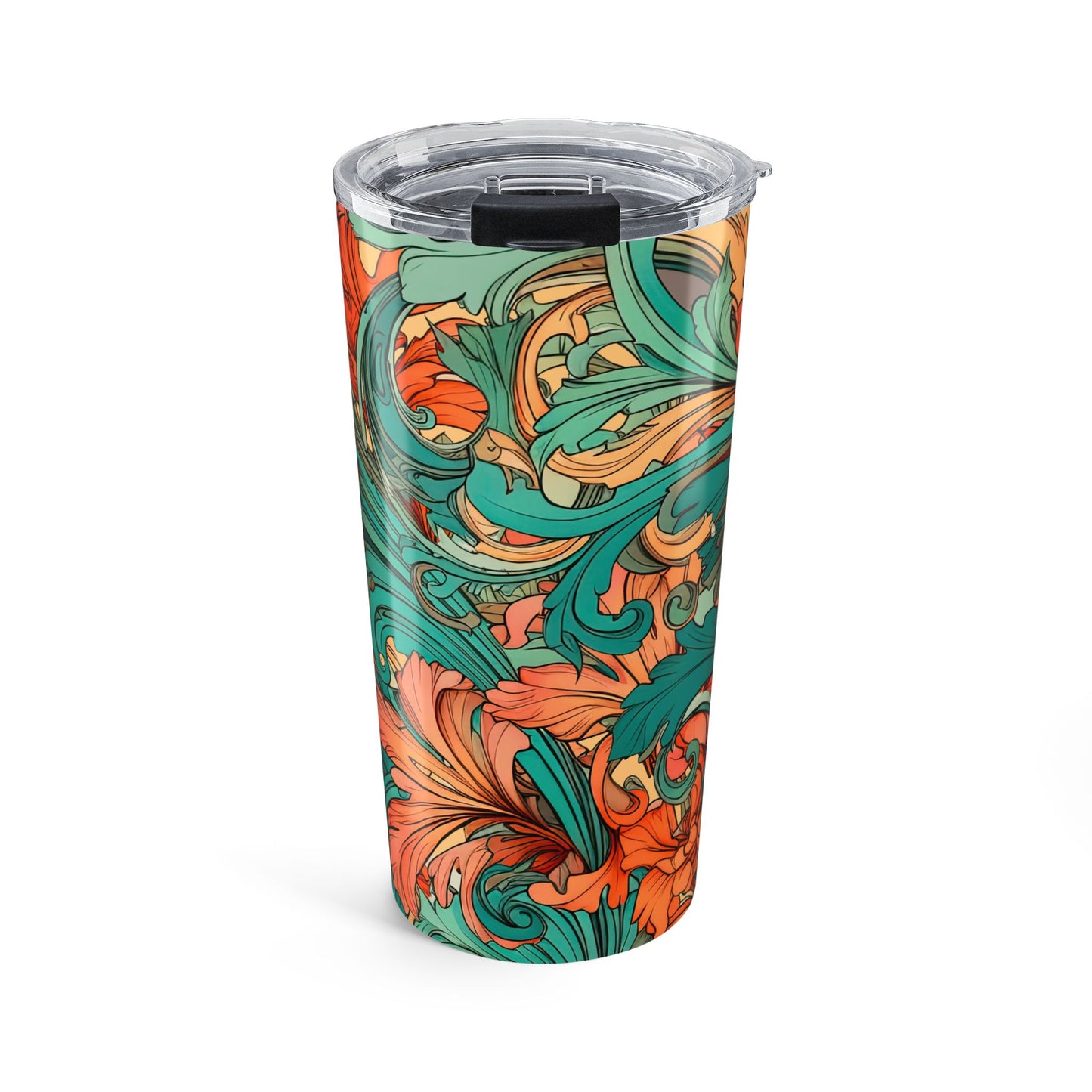 Coral Flourish 20oz Tumbler Insulated Travel Mug