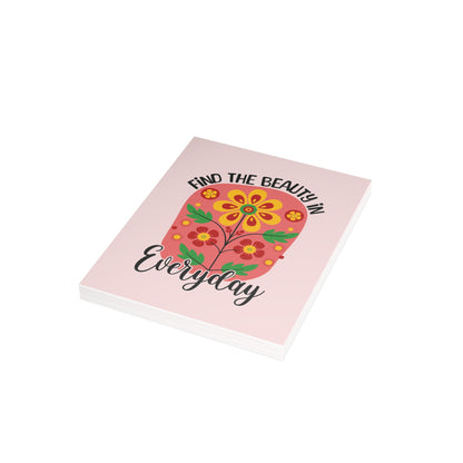 Find the Beauty Postcards Inspirational Floral Postcard Set