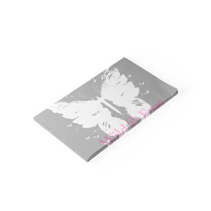 Wild and Free Sticky Notes Butterfly Post It Notes (7 Sizes)