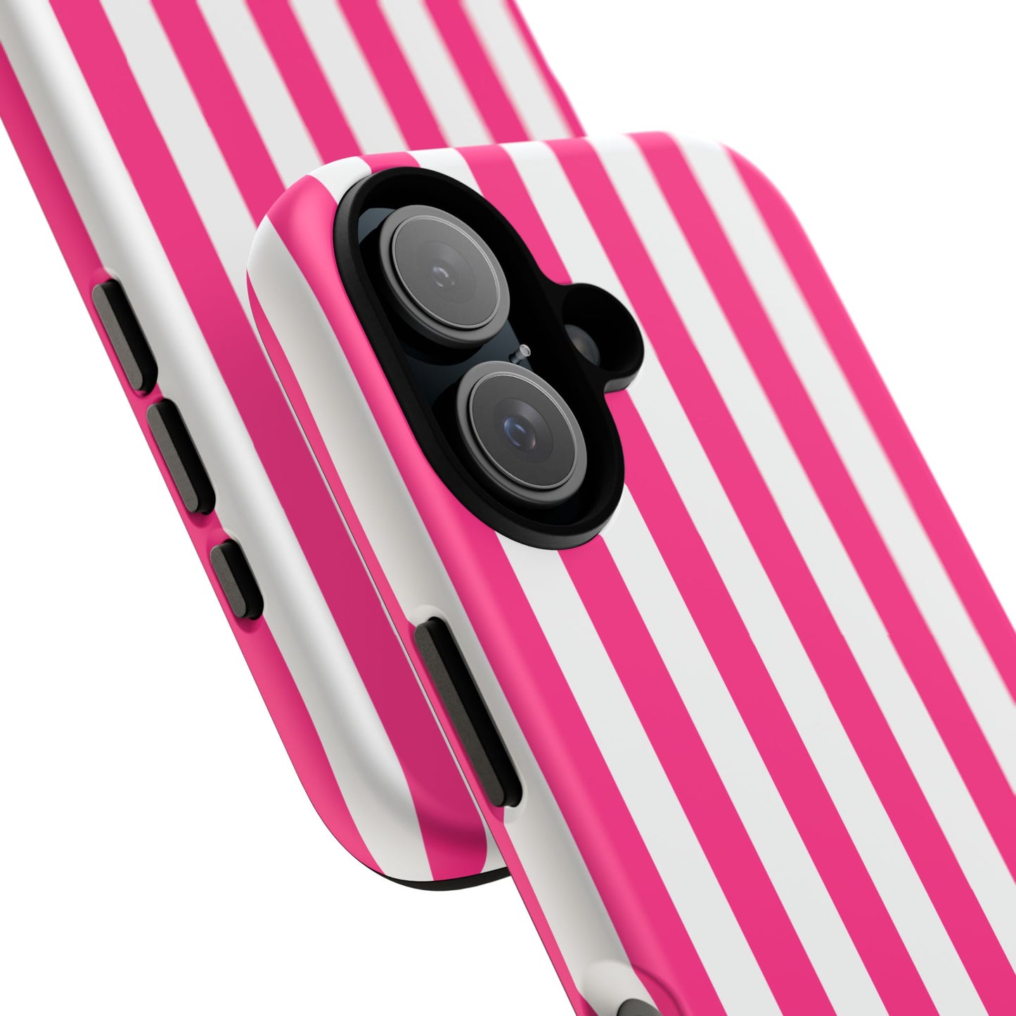 Pink Stripe Tough Phone Case for iphone or Samsung