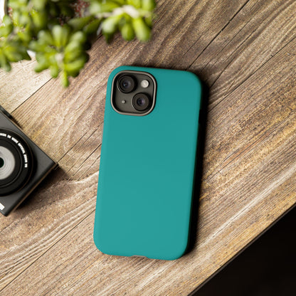 Deep Aqua Tough Cell Phone Case Matte or Glossy Protective Case iPhone Samsung