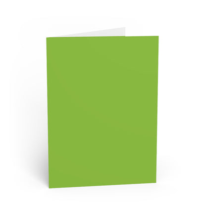 Muted Lime Note Card Color Coordinated Collection