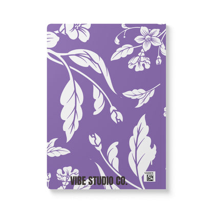 Purple Floral A5 Lined Journal Coordinated Collection