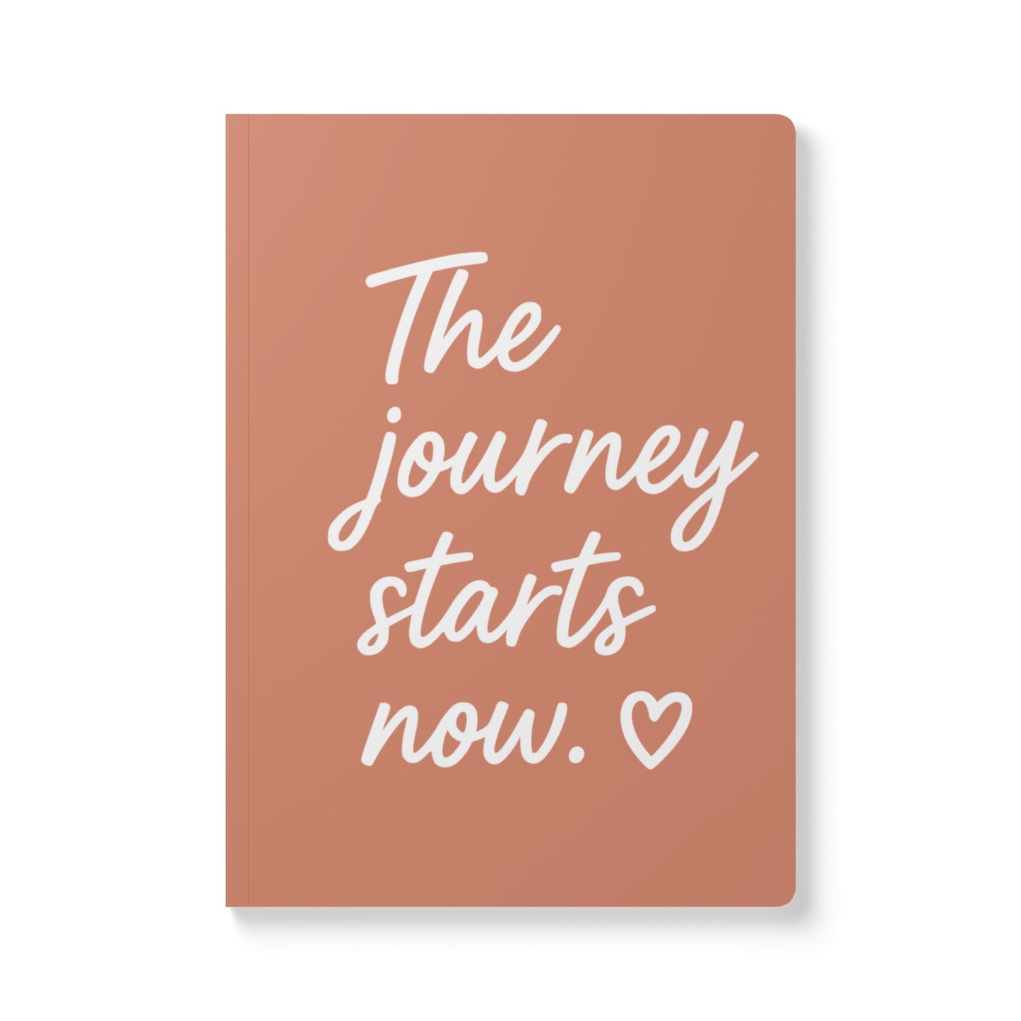 Terracotta The Journey Starts Now A5 Lined Journal