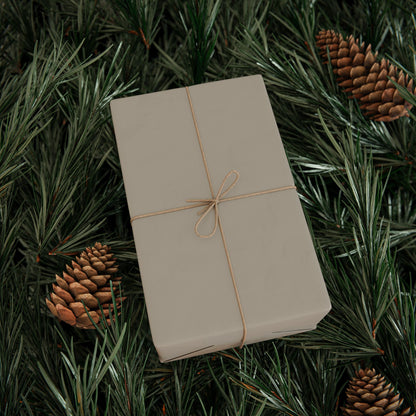 Warm Stone Wrapping Paper Matte or Glossy Gift Wrap 3 Sizes Fine Art Paper