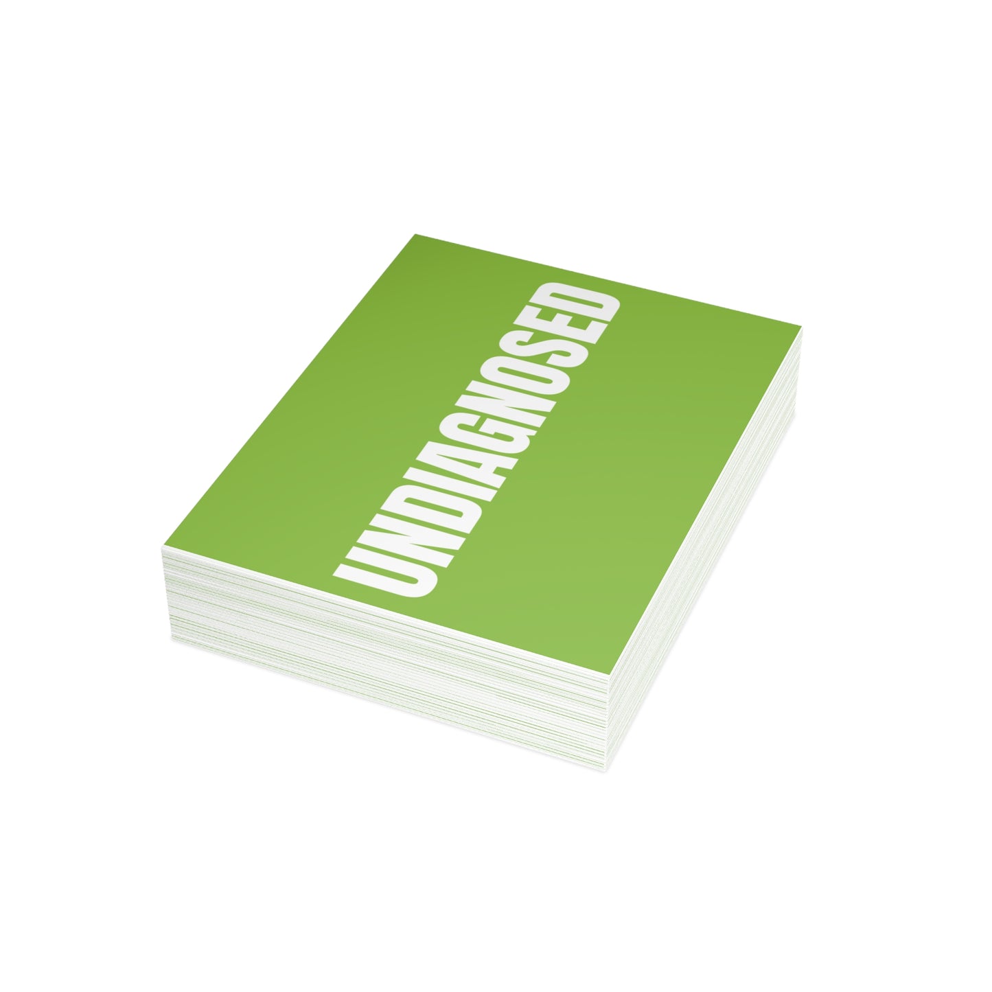 Muted Lime Postcard Set Pack of 10, 30 or 50 w/ Envelopes | Coordinated Collection