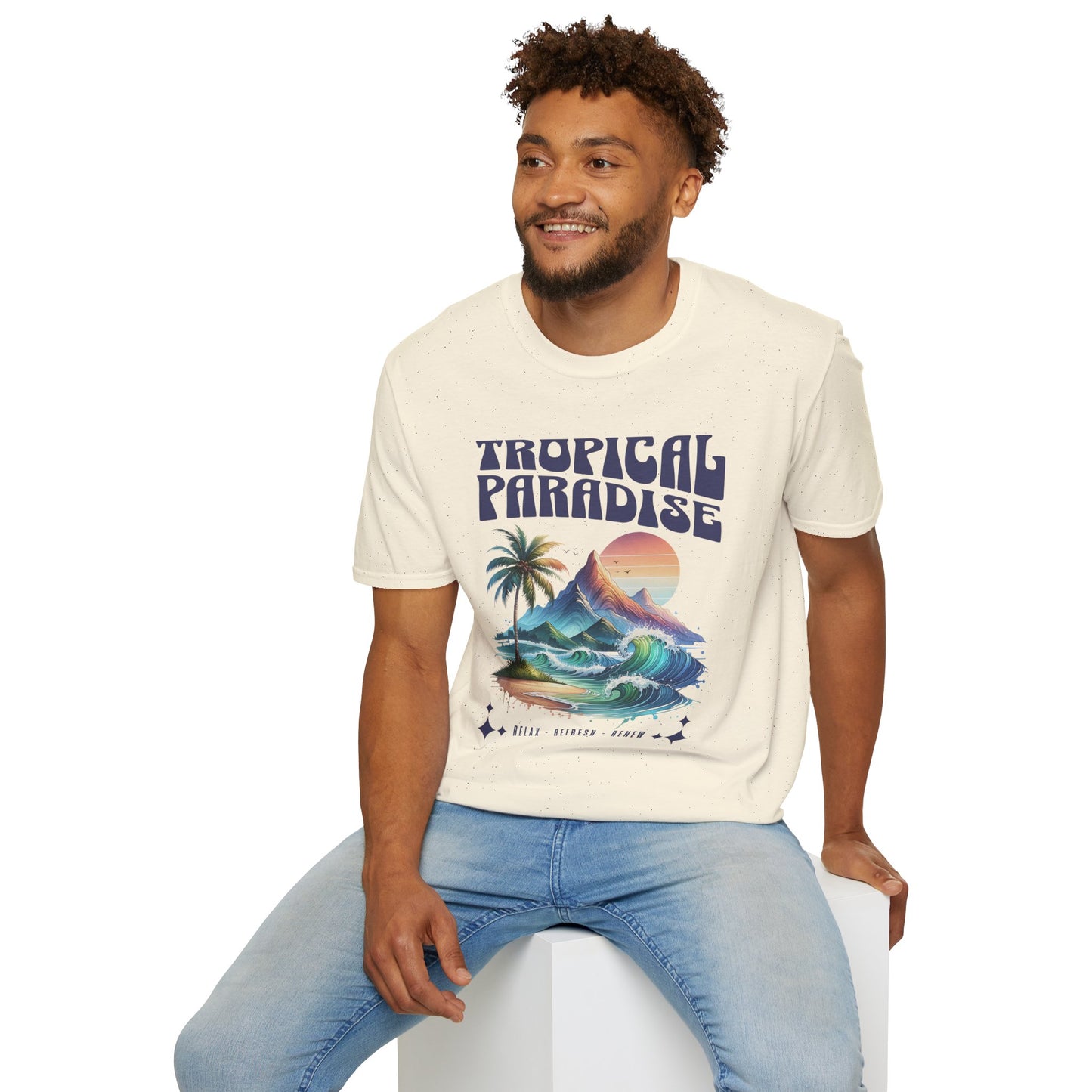 Tropical Paradise Gildan 64000 T Shirt
