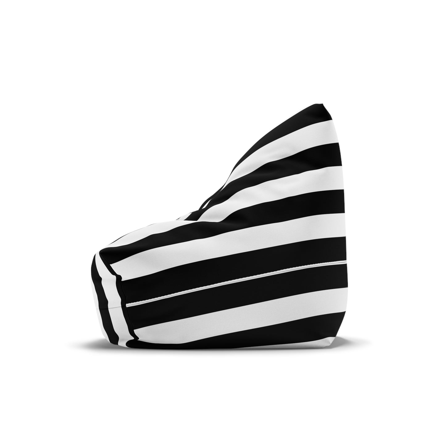 Pink Stripe Bean Bag Chair Cover Pink and White Striped Lounge Chair Cover