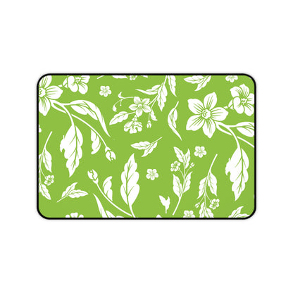Muted Lime Floral Desk Pad (12x18, 12x22 or 16x32)