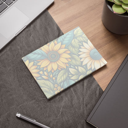 Sunflower Grove Sticky Notes Sunflower Post It Notes Botanical Notes (7 Sizes)
