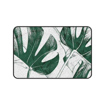 Monstera Leaf Green Desk Pad