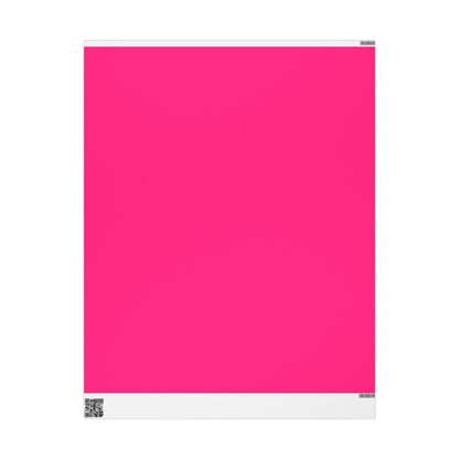 Pink Wrapping Paper Matte or Glossy Gift Wrap 3 Sizes Fine Art Paper